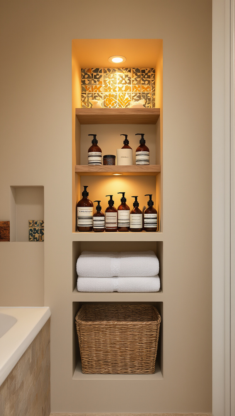 16. Uncover Extra Room with Recessed Storage