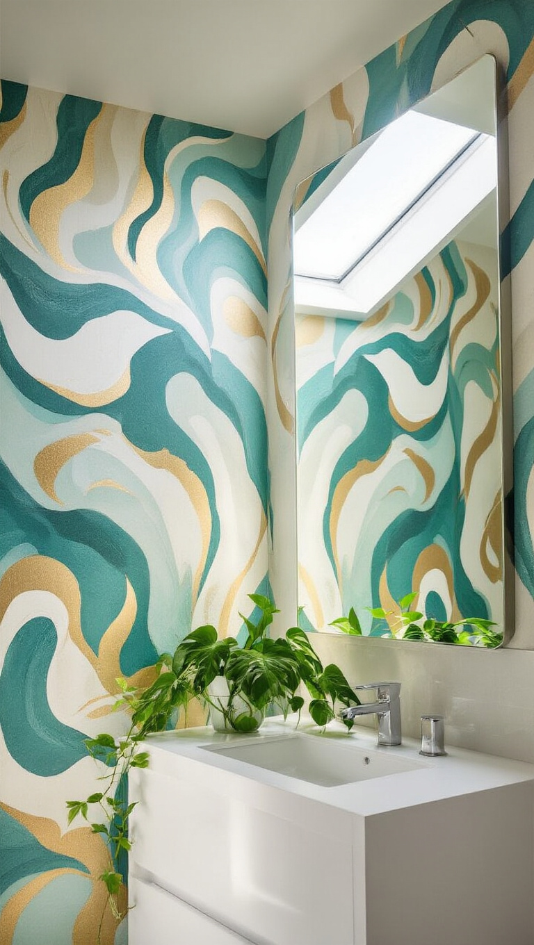 10. Abstract Artistry for Modern Appeal