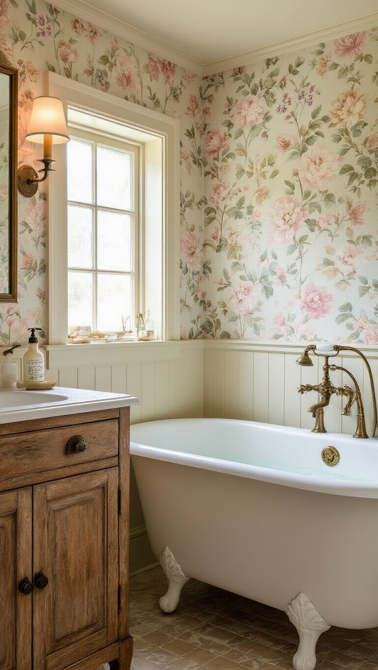 3. Vintage Florals for Classic Charm