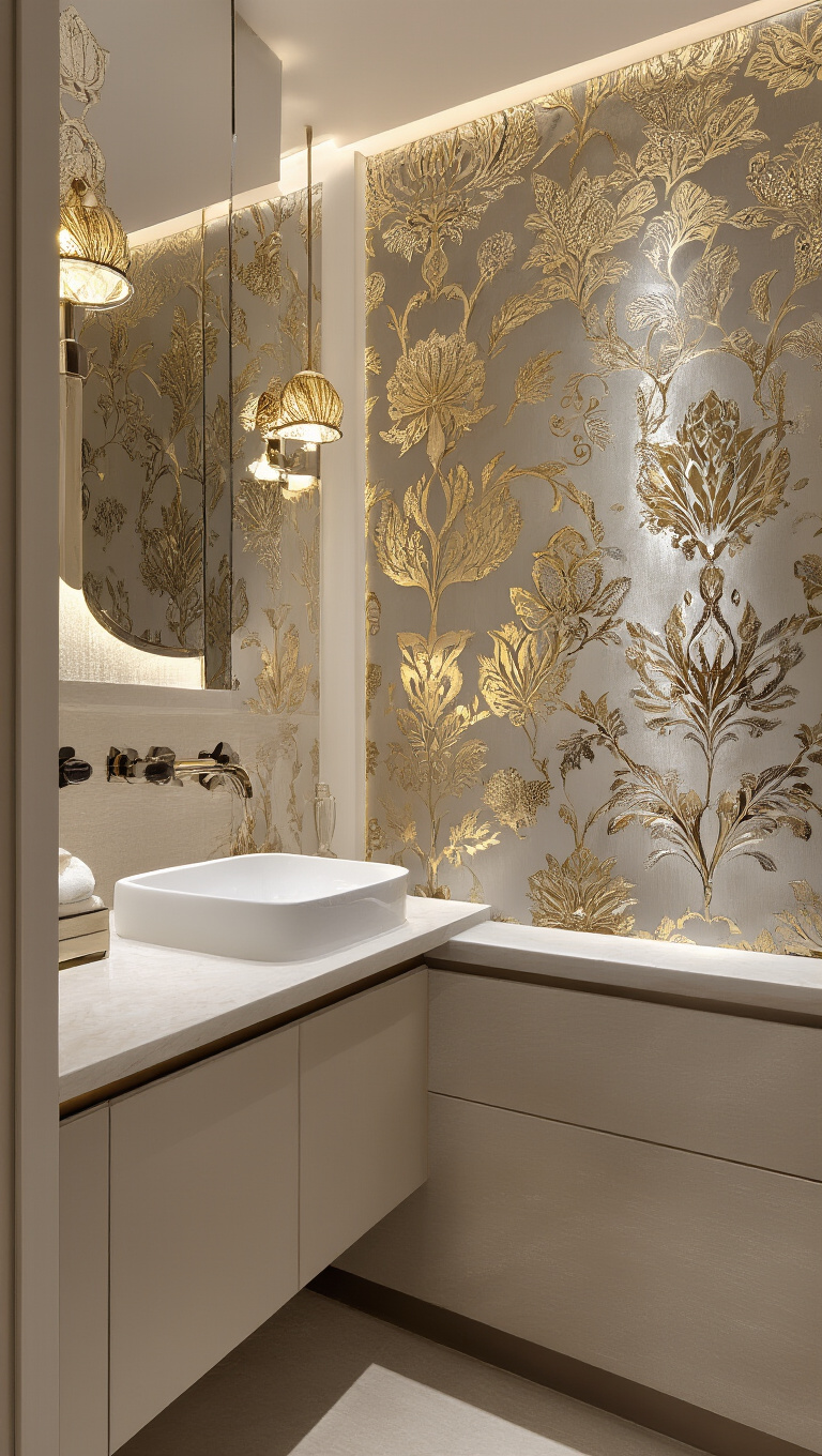 6. Elegant Metallic Accents