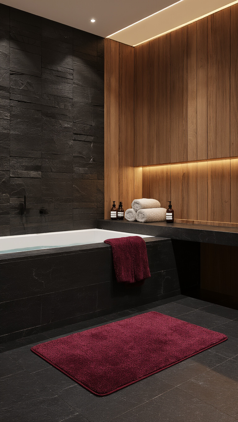 12. Layering with Luxurious Dark Textures