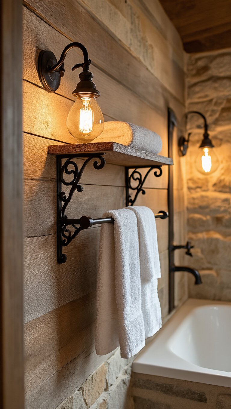 6. Embrace Wrought Iron Fixtures