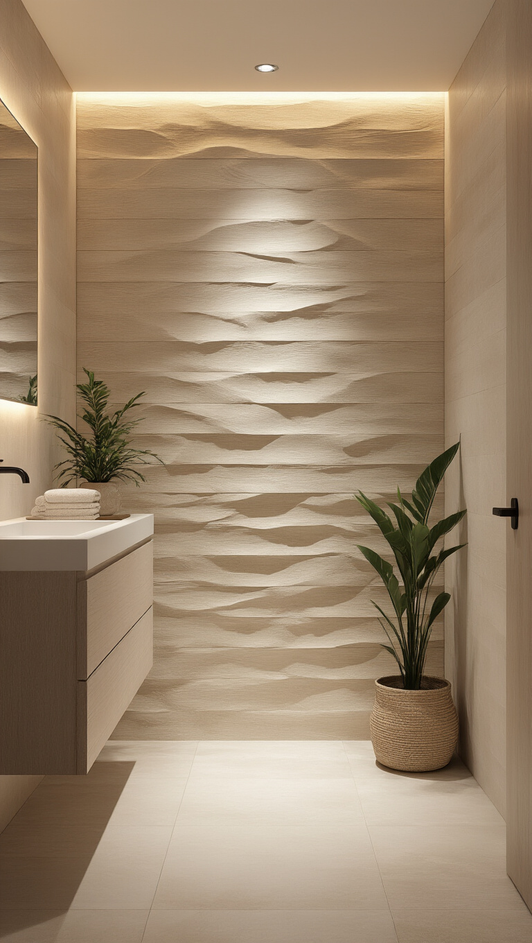5. Create Depth with Textured Walls
