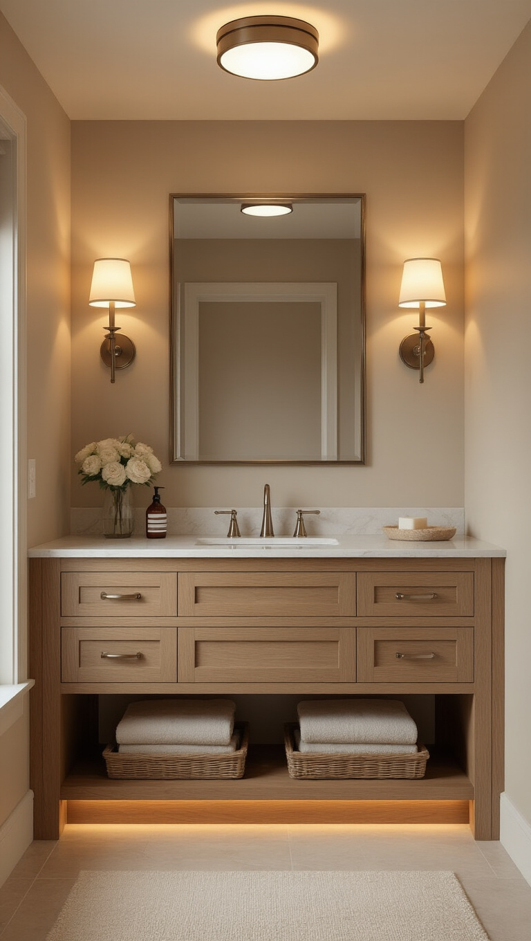 10. Enhance Ambiance with Layered Lighting