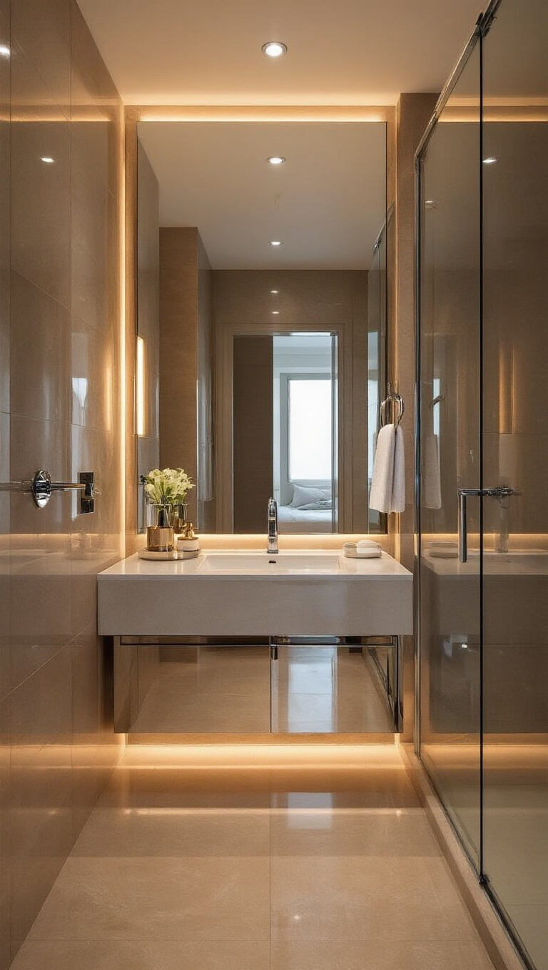 2. Brighten the Space with Reflective Surfaces