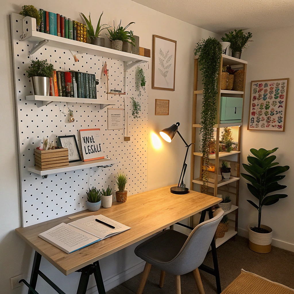 10. Embrace Vertical Space for Home Office Organization