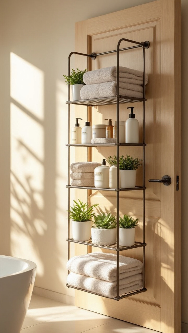 2. Utilize Over-the-Door Racks
