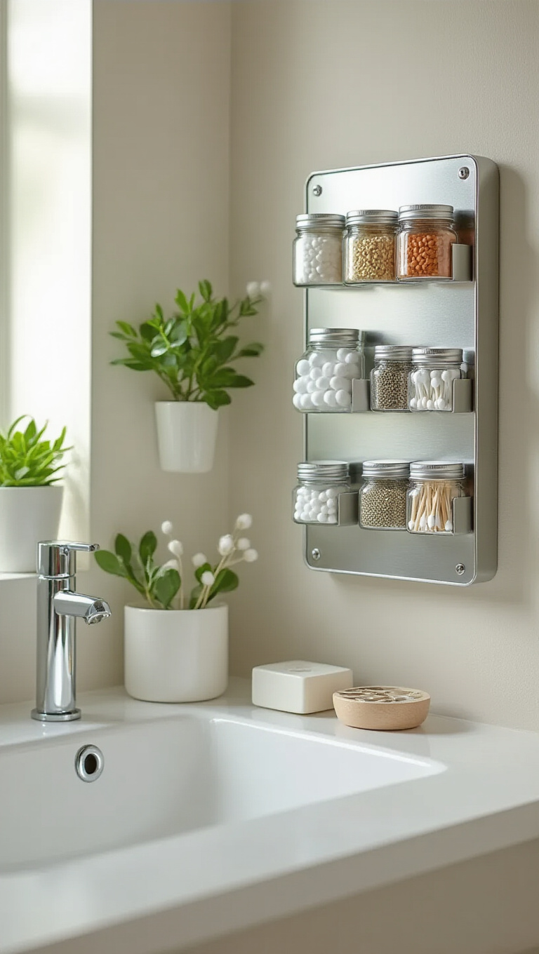 12. Use Magnets for Clever and Invisible Storage