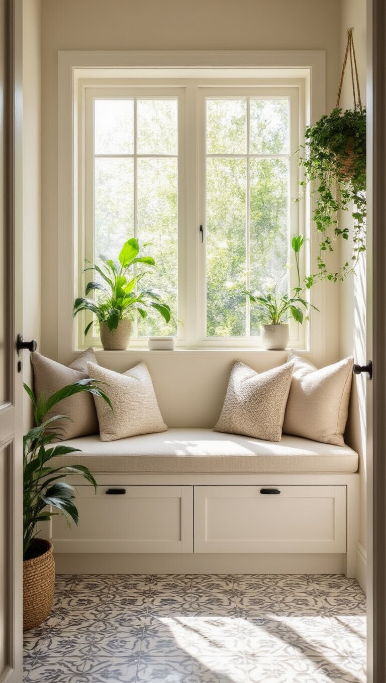 10. Create a Cozy Nook with a Compact Window Seat