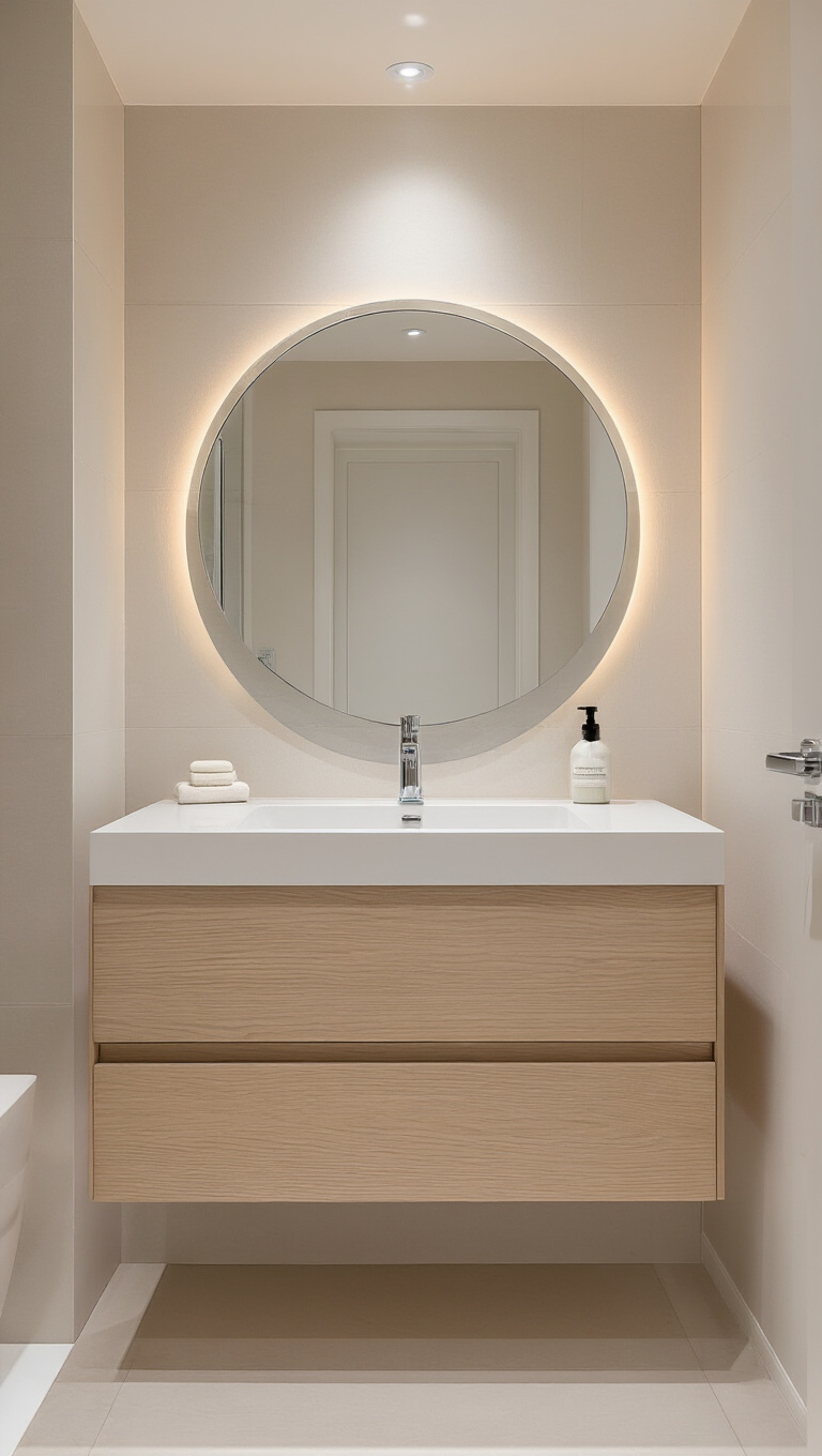 6. Opt for a Floating Vanity