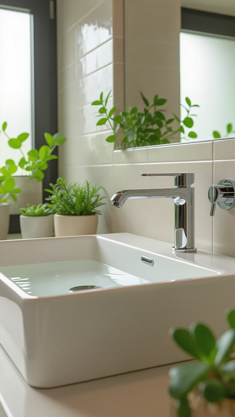 9. Install Wall-Mounted Faucets for Added Elegance