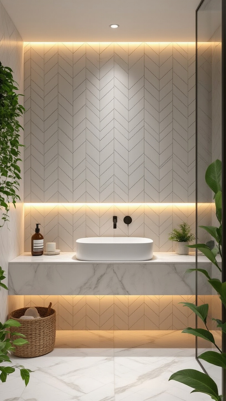 19. Elegant Chevron Chic