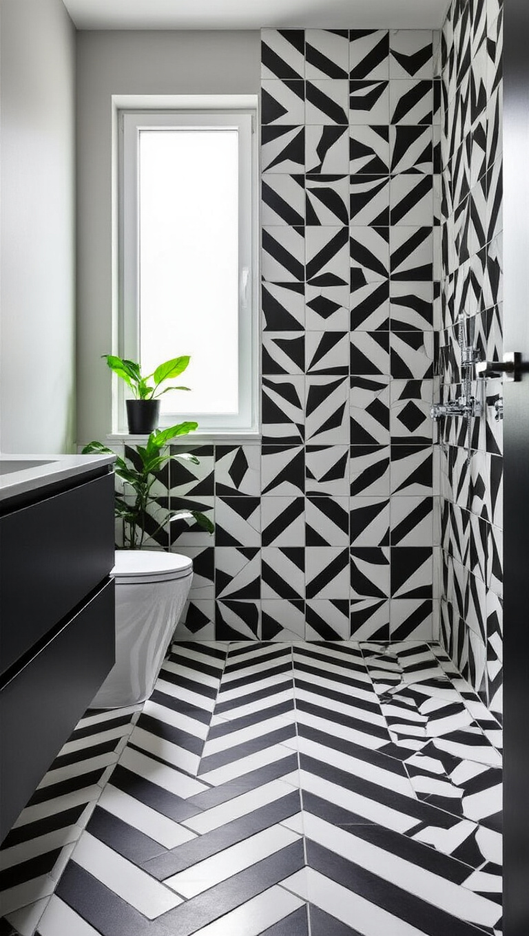 5. Bold Monochrome Statements