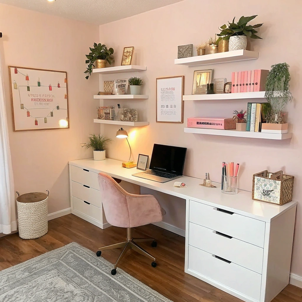 11. Stylish Shelving Solutions