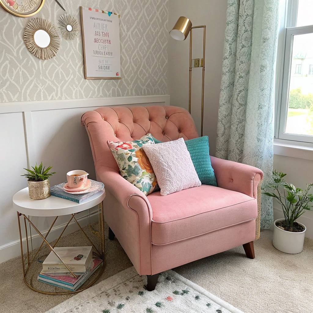 17. Cozy Corner Nook for the Ultimate Boss Lady Retreat