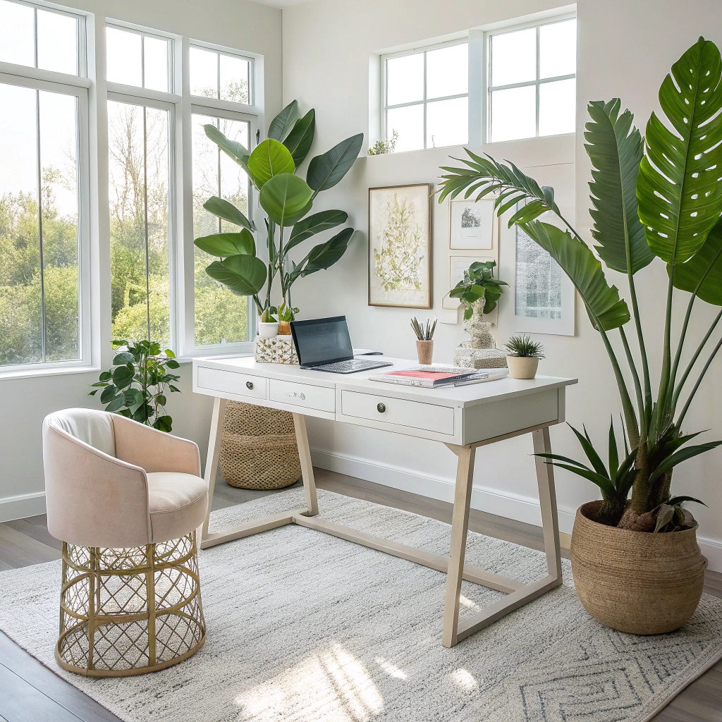 18. Plant Power: Bringing Life into Your Female Home Office
