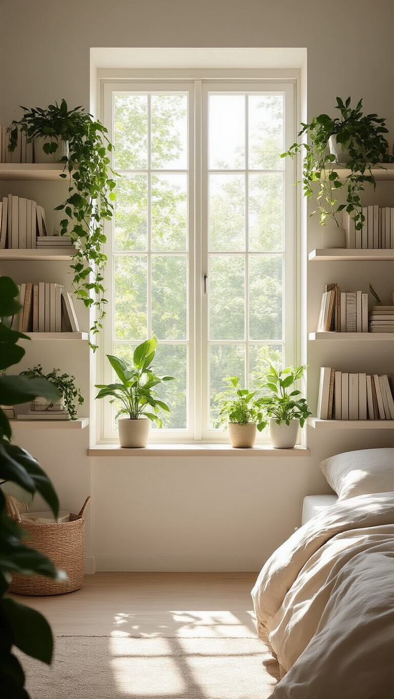 14. Window Enhanced: Open Shelving with Natural Light