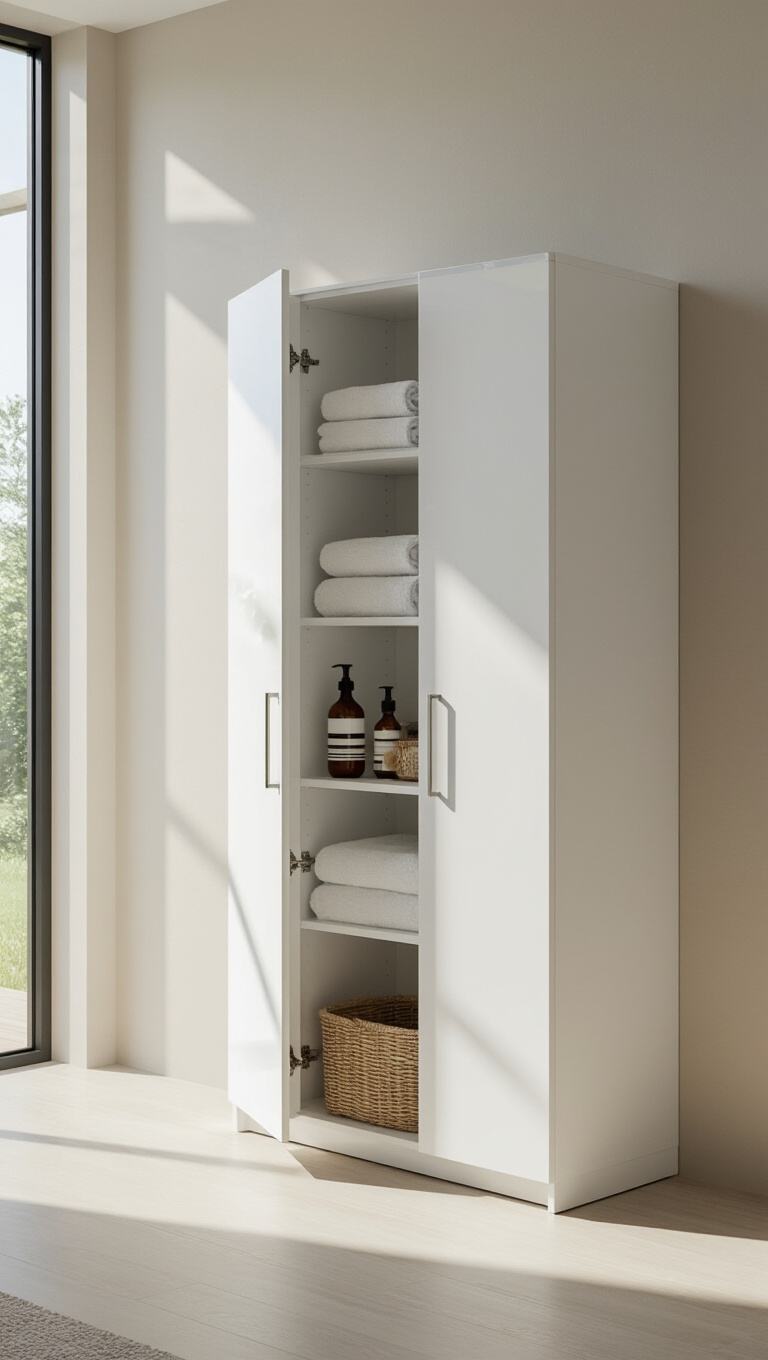 7. Maximize Vertical Space with Tall Storage Cabinets