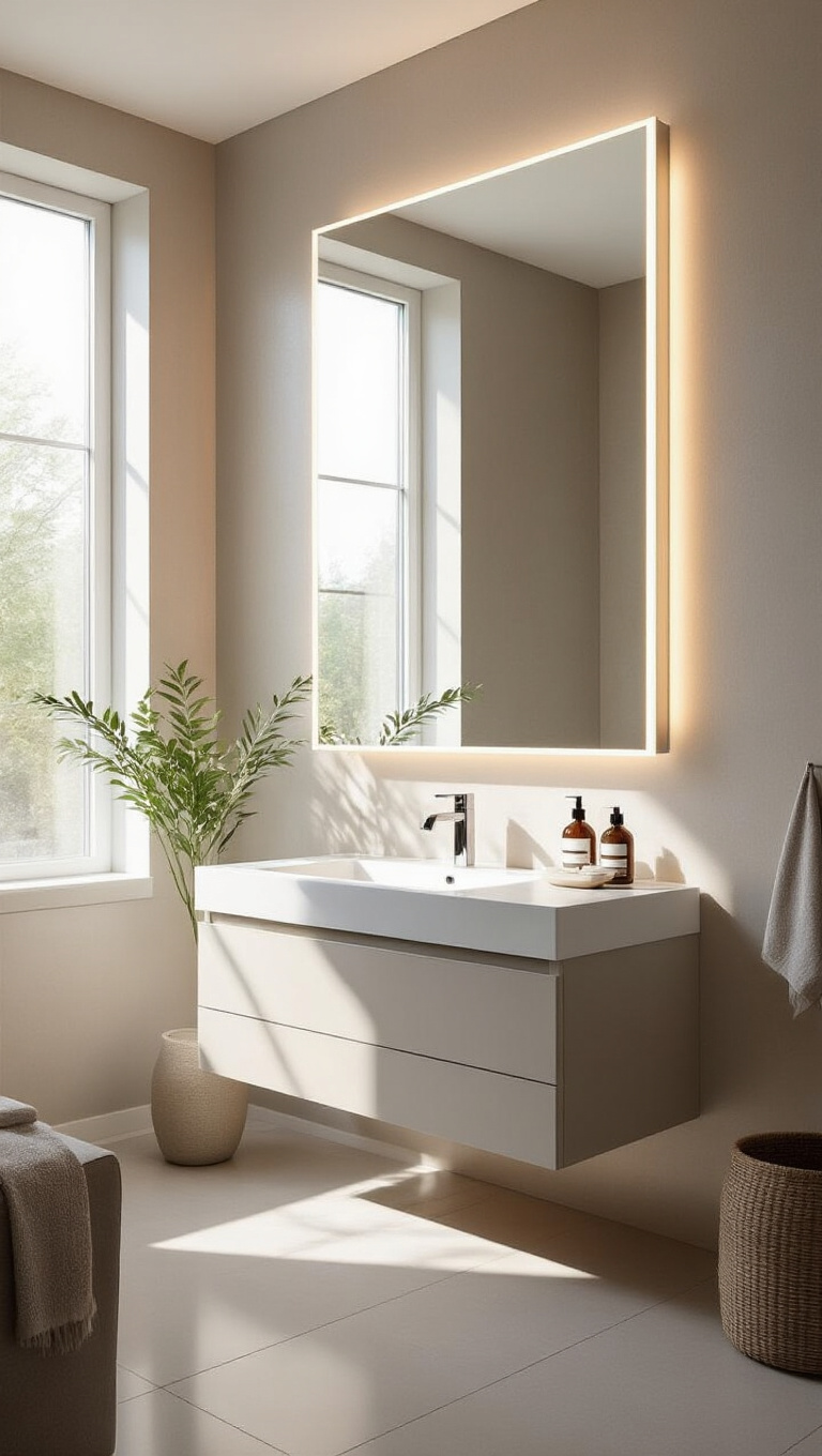 8. Create Illusion with Mirrored Surfaces