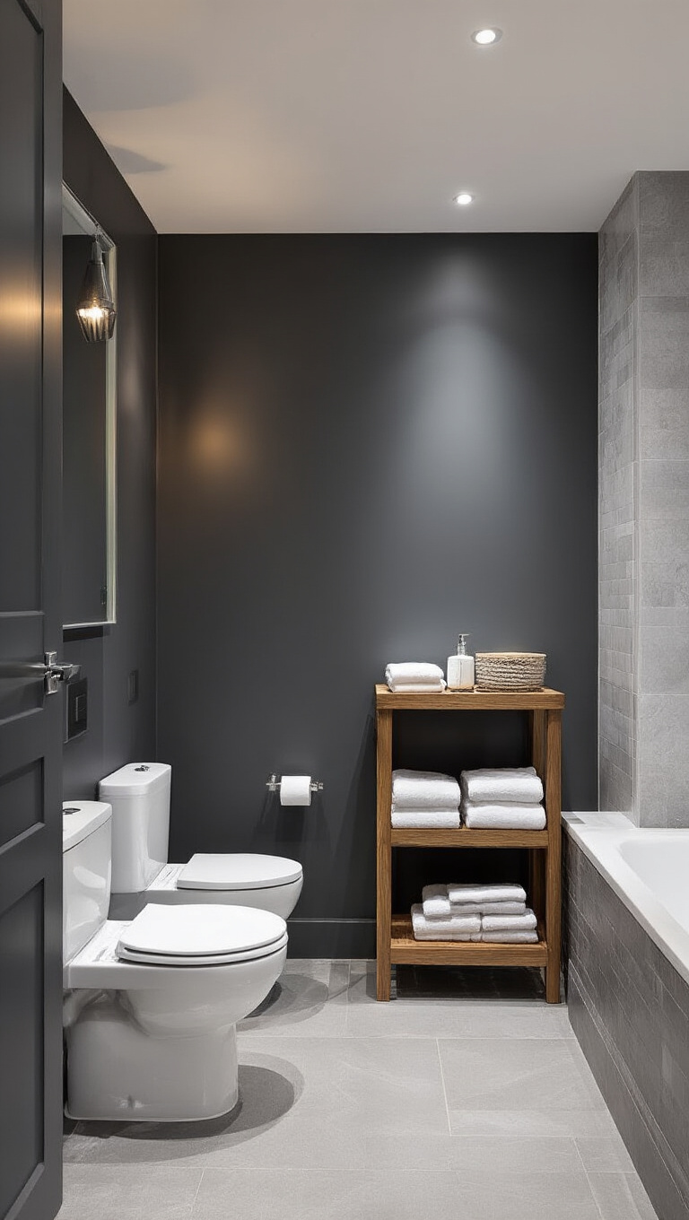 6. Create Depth with Charcoal Greys