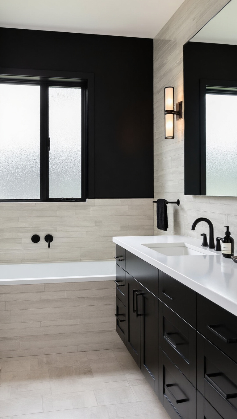 8. Go Bold with Dramatic Black Accents