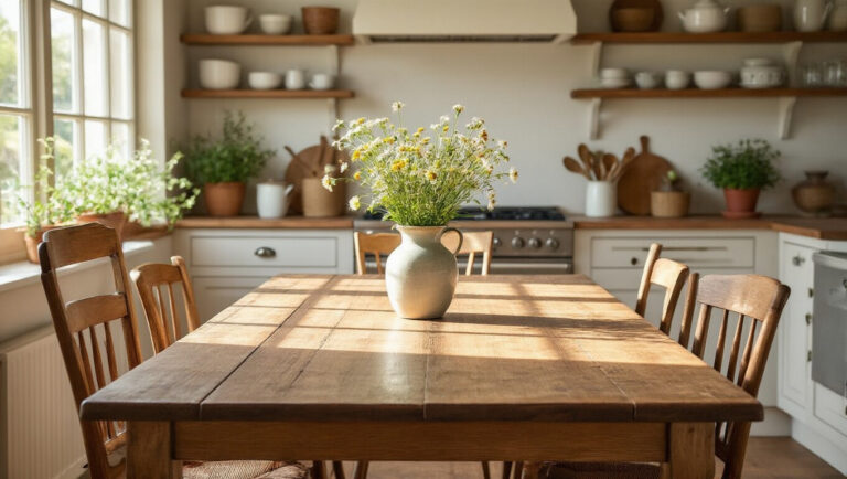 the_perfect_farmhouse_kitchen_table_ideas_for_every_home_featured