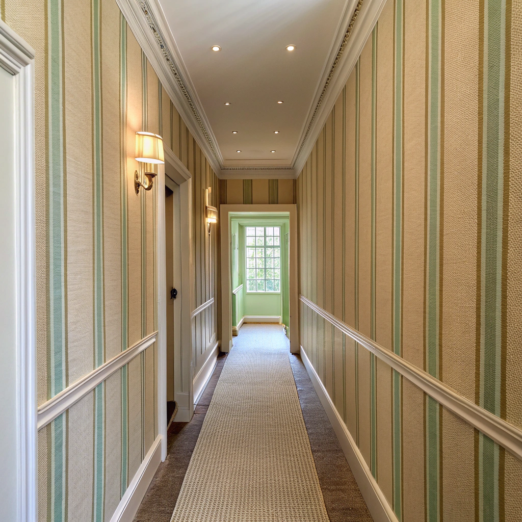 11. The Magic of Vertical Grasscloth Stripes