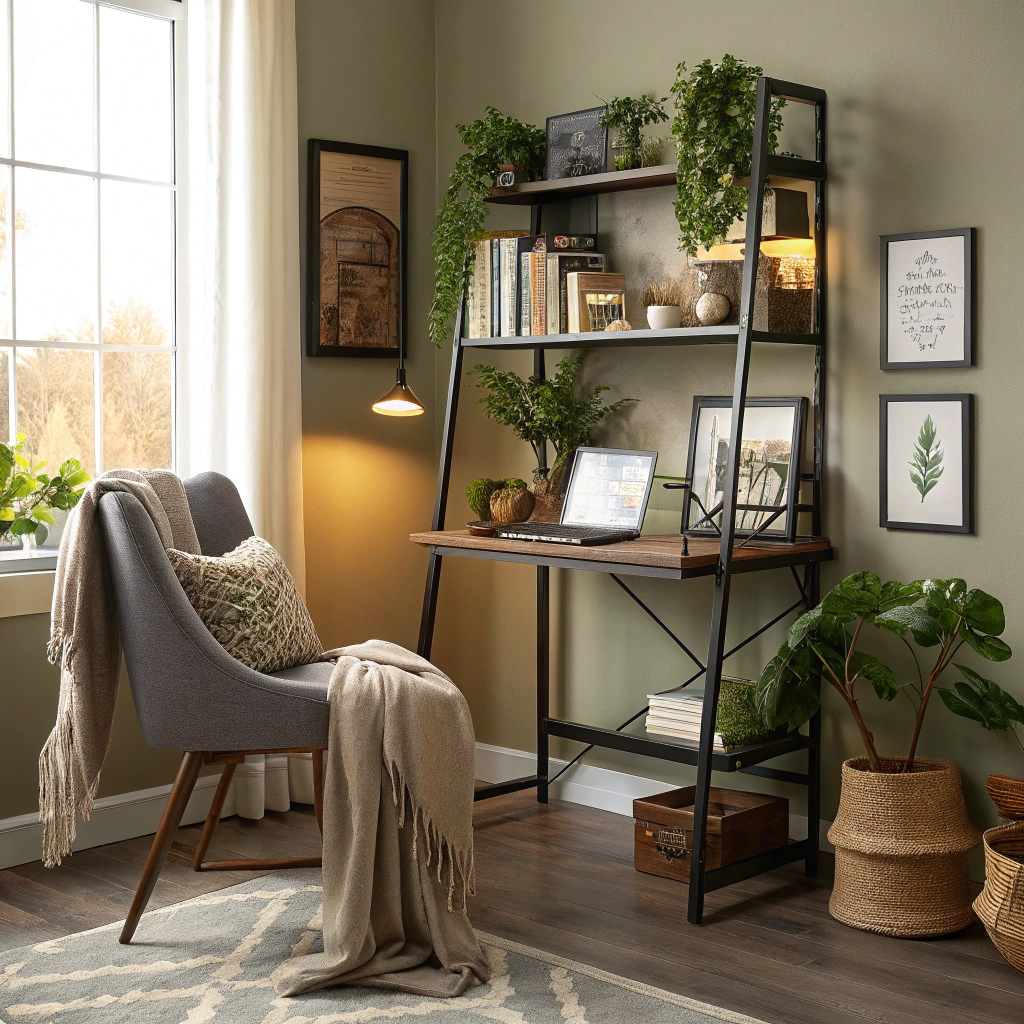 13. Designing a Cozy Nook with Your Standing Desk Home Office