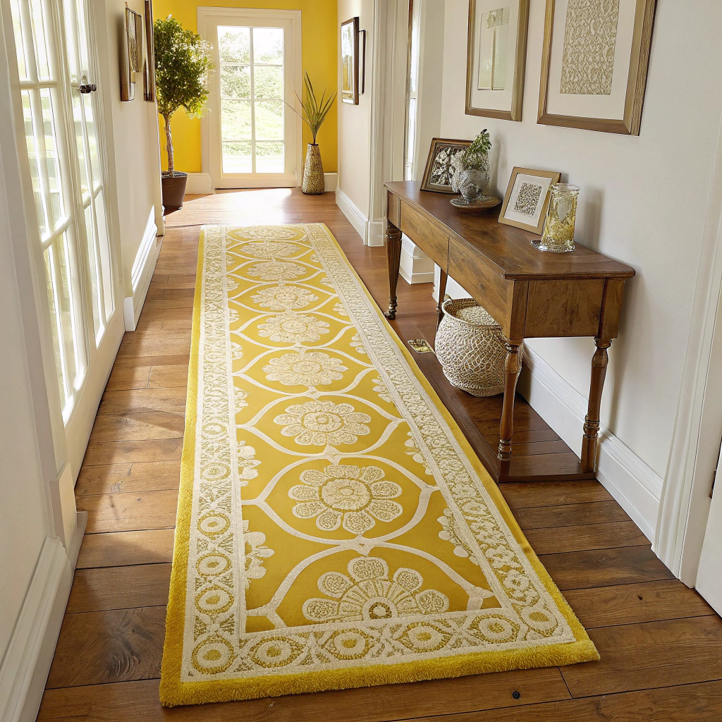 5. Embrace the Warmth of Yellow Statement Rugs