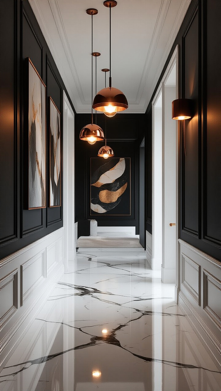 12. Bold and Beautiful with Black and White Drama