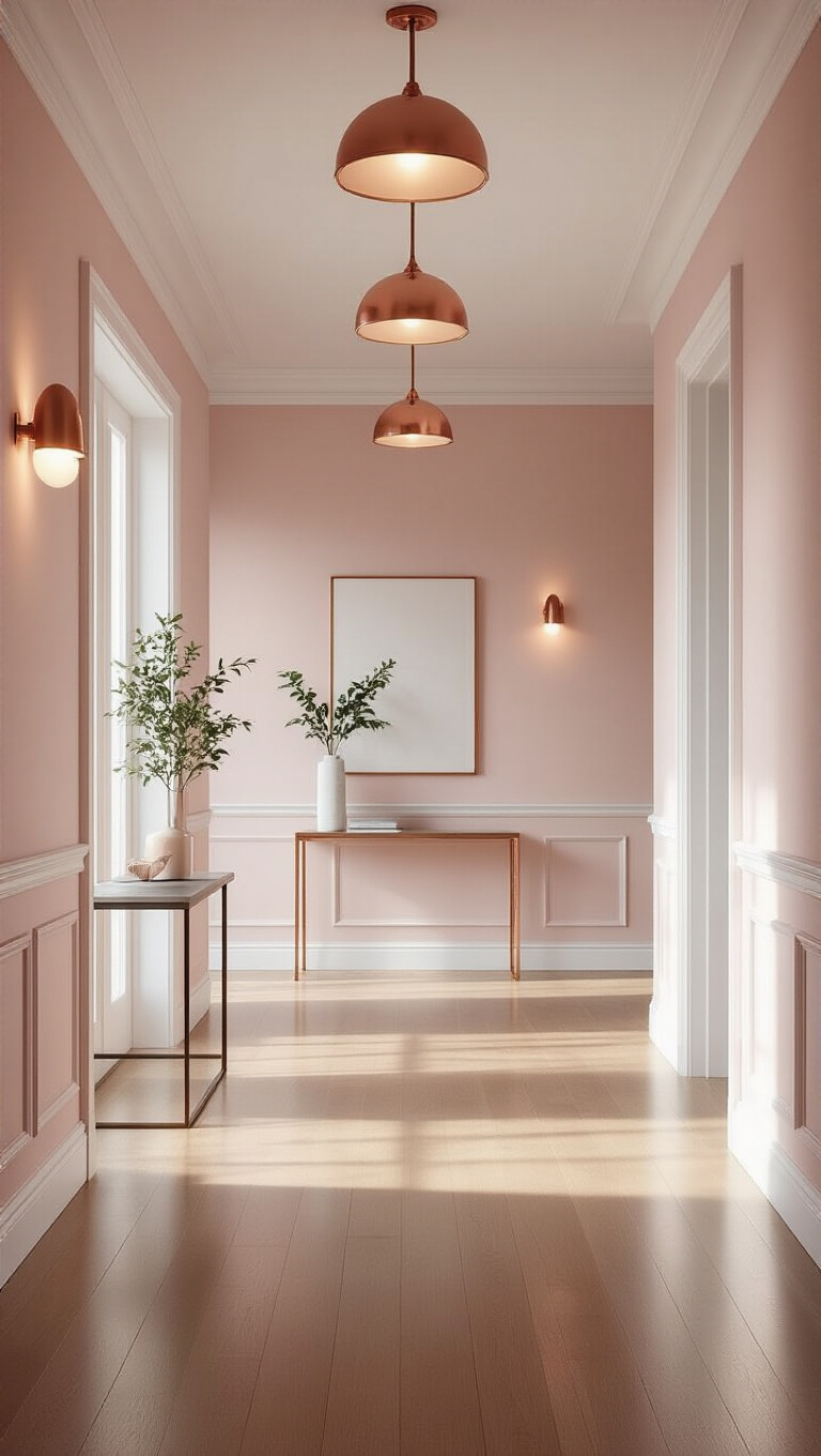 14. Modern Minimalism with Soft Pink and White
