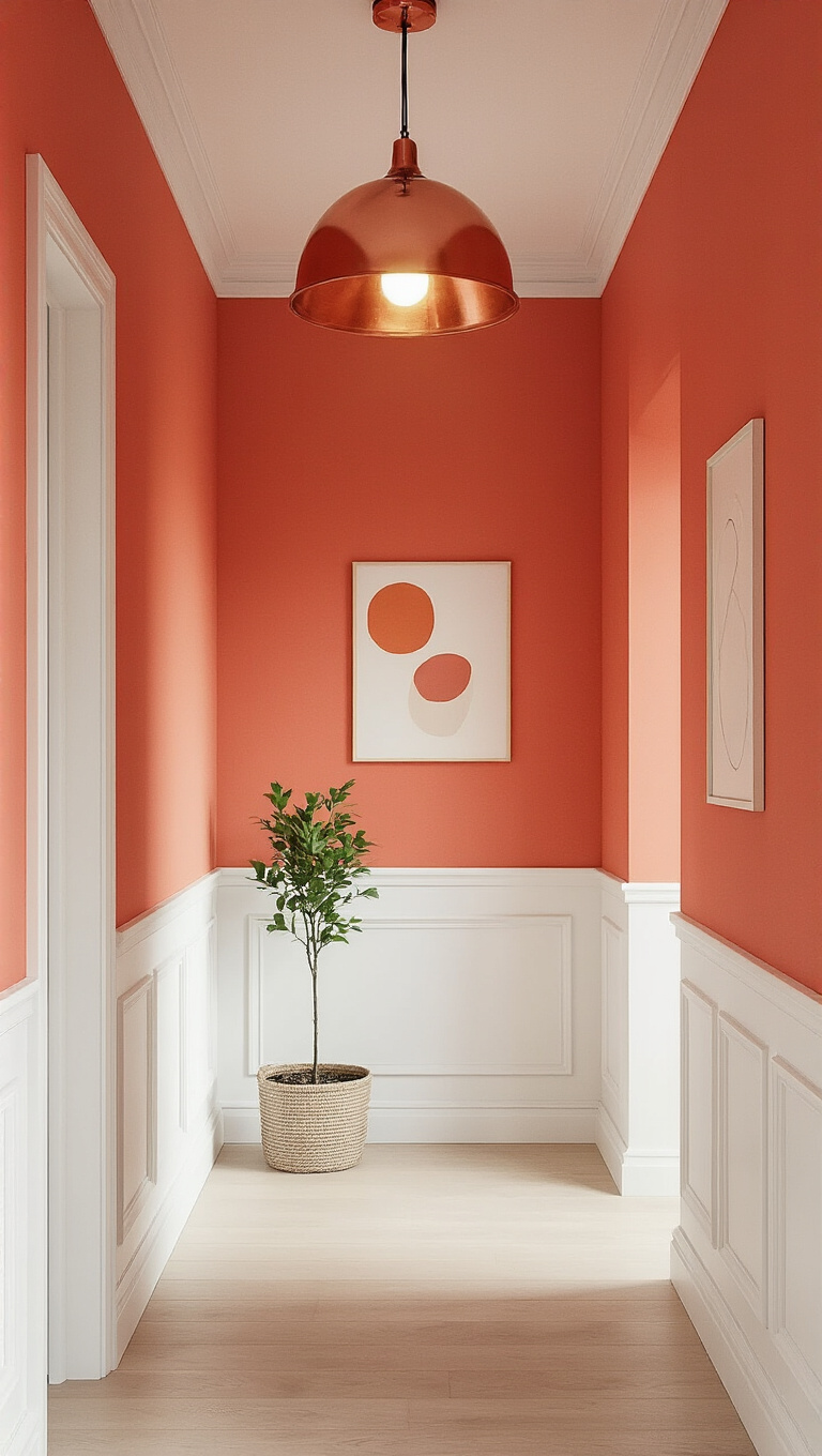 9. Radiant Charm with Coral and White Dynamics