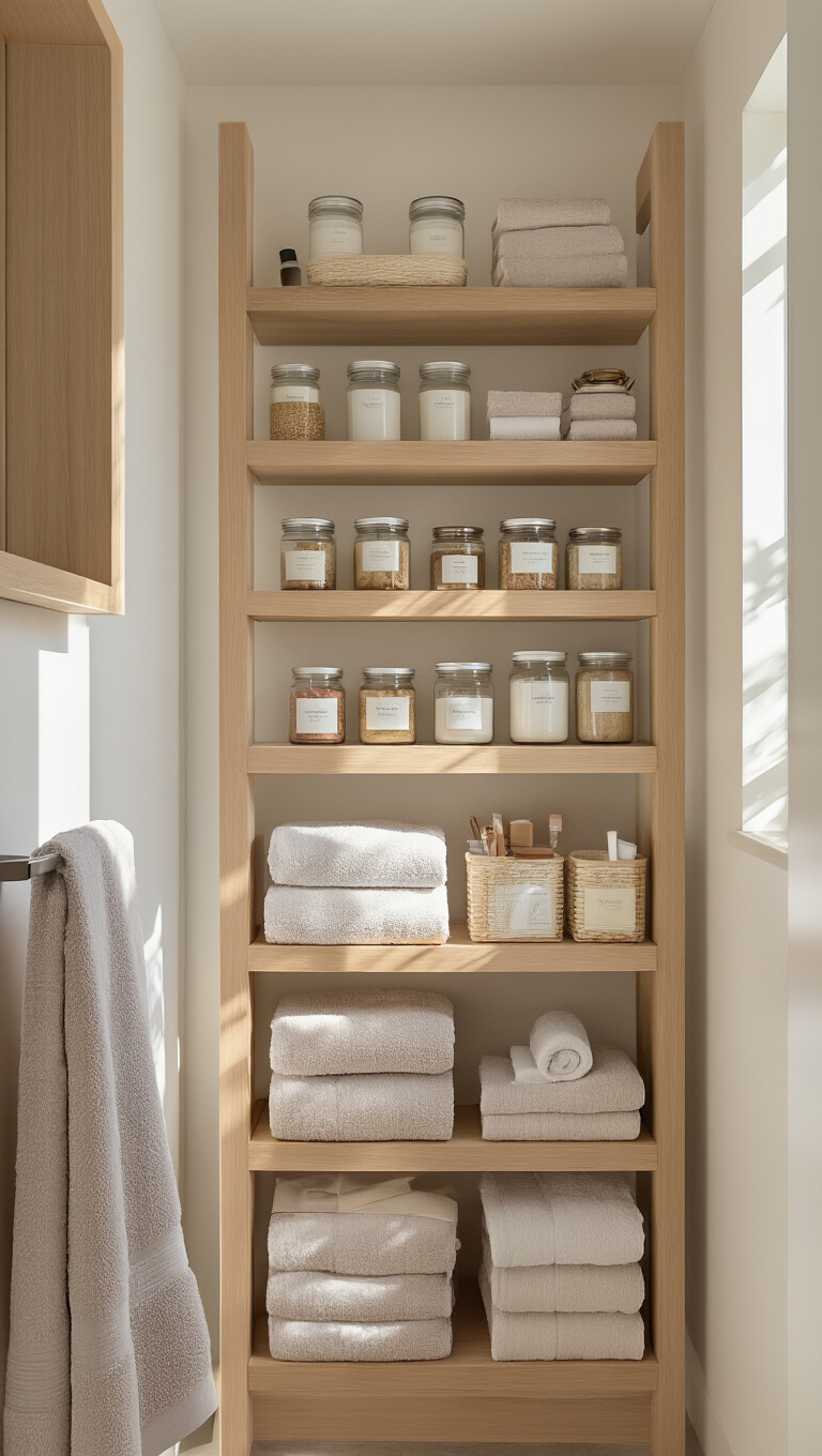 1. Embrace Vertical Space with Creative Shelving