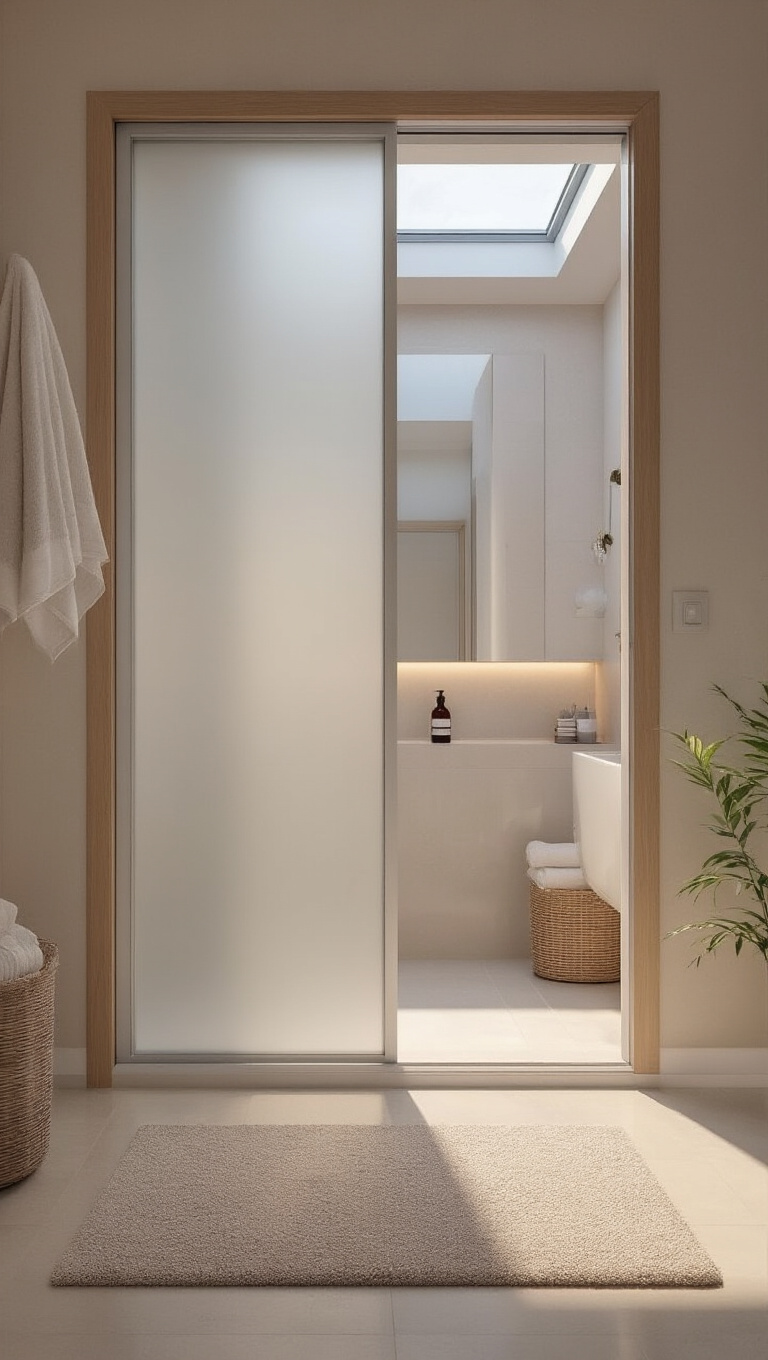 2. Opt for Sliding or Pocket Doors