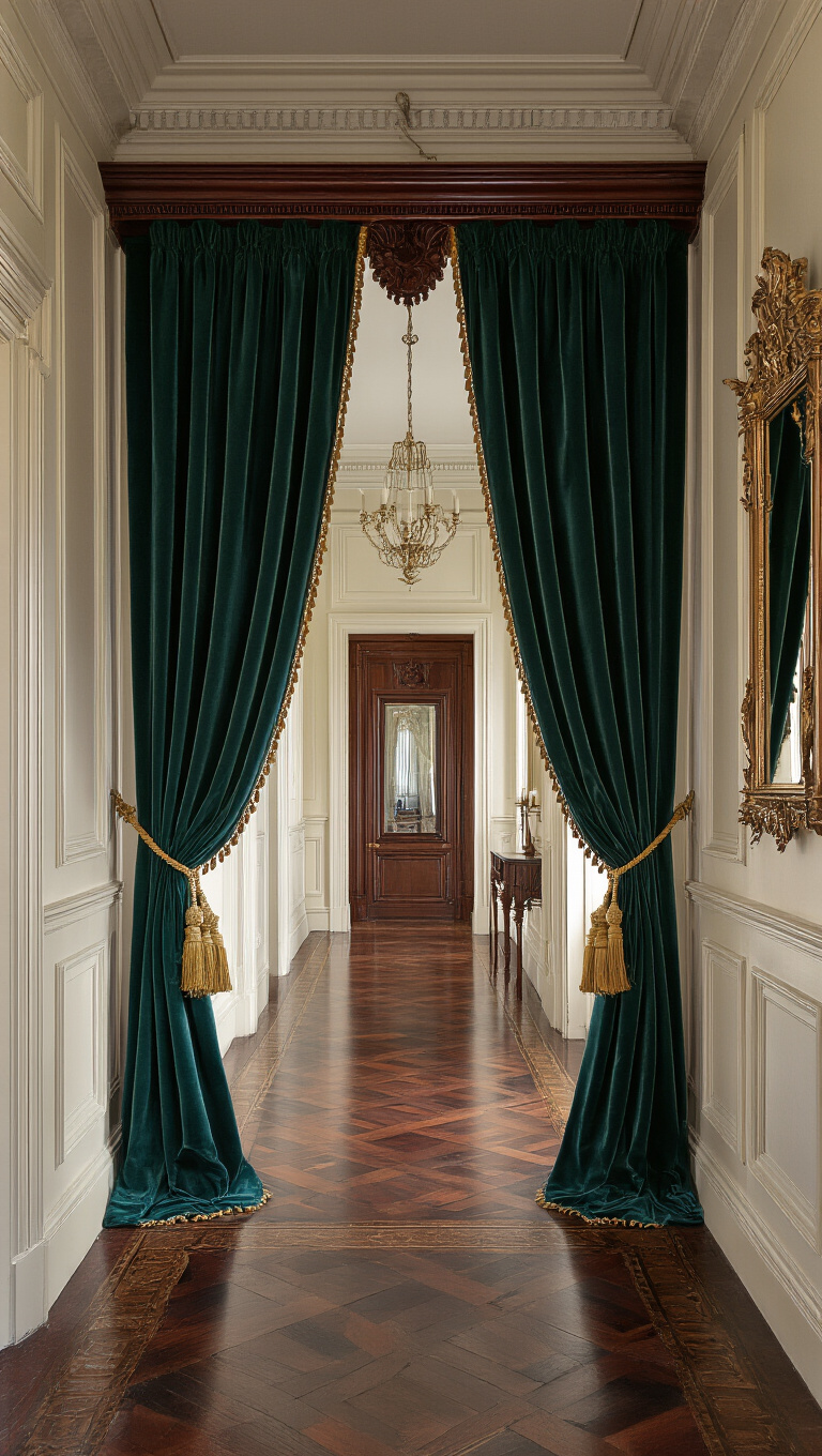 15. Velvet Drapes and Tassel Details