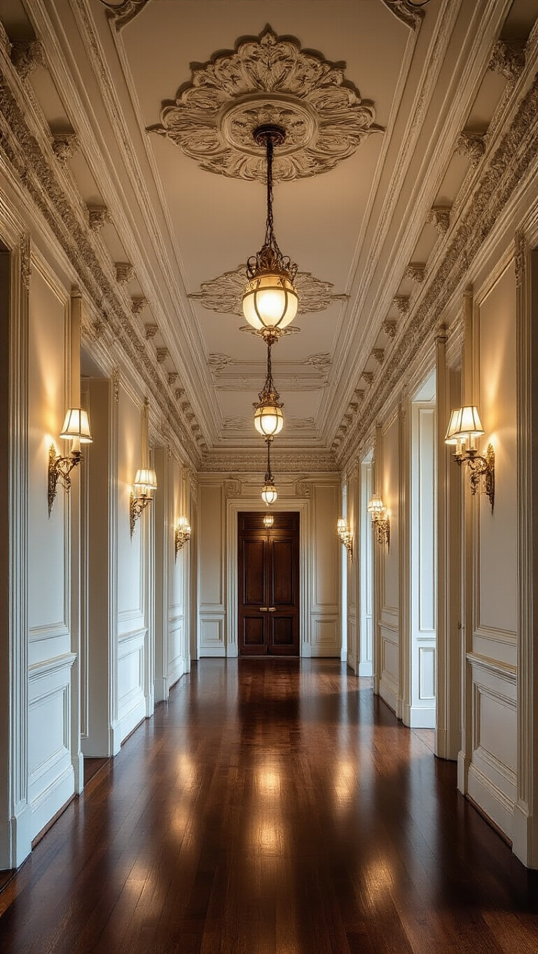 2. Opulent Moulding and Crown Accents