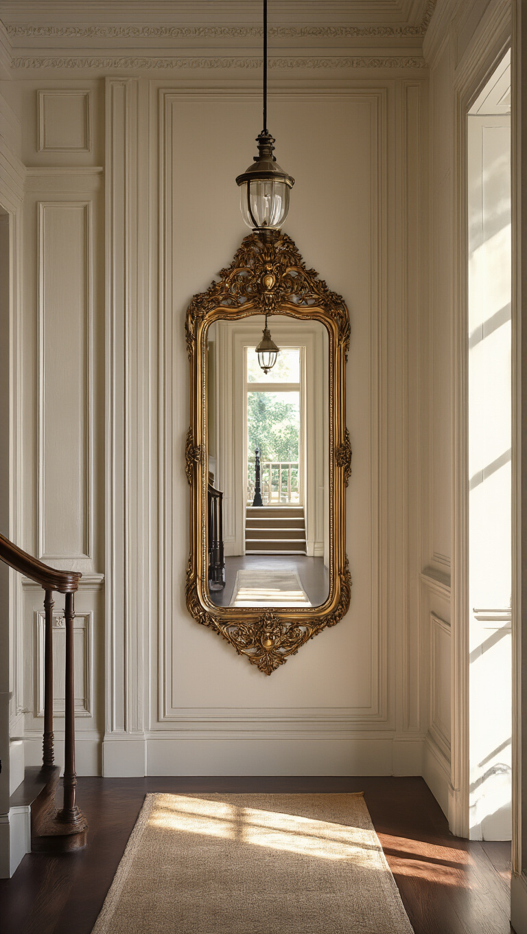 9. Antique Wall Mirrors for Elegance
