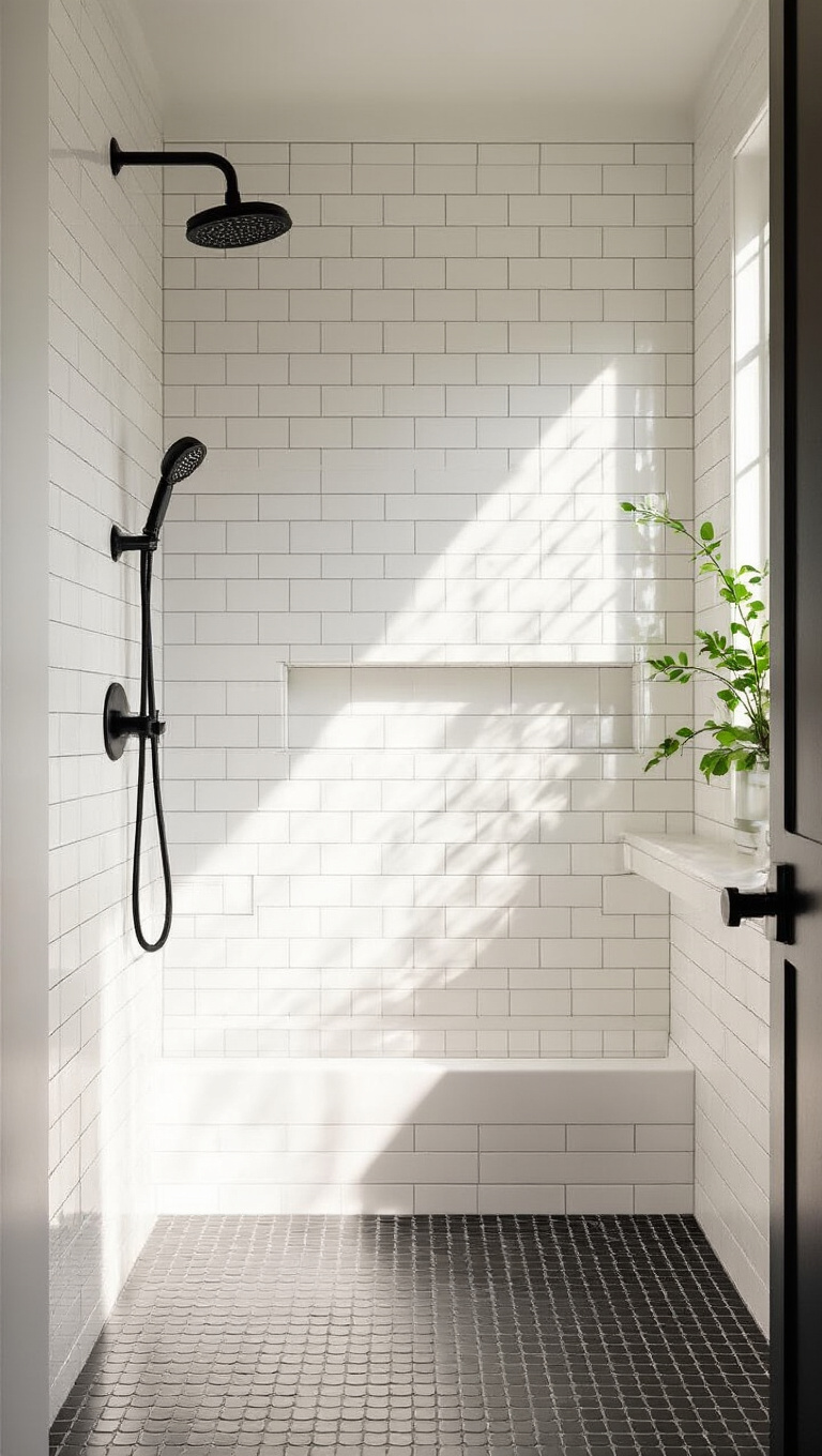 10. Vintage Charm with Classic Subway Tiles