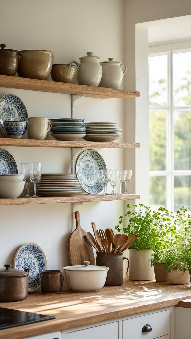 1. Embrace Open Shelving for a Breezy Touch